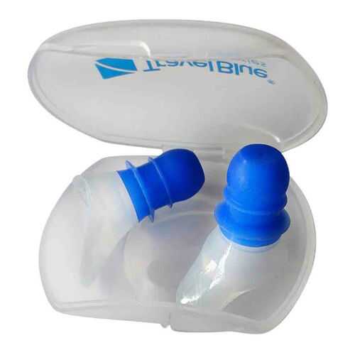 Беруши Travel Blue Flight Earplugs белые/синие в Сплав