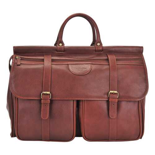 Дорожная сумка кожаная Dr. Koffer P246330-02-05 коричневая 48 x 20 x 35 в Сплав