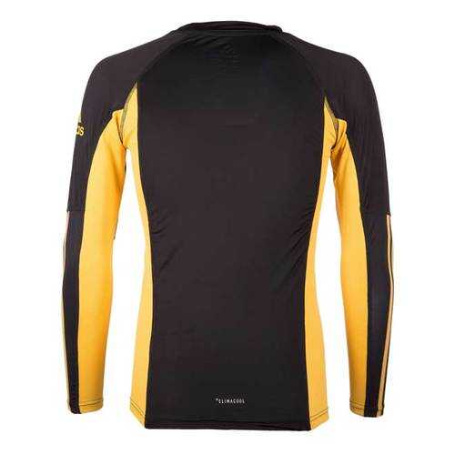 Рашгард Adidas Ultimate Athlete Rushguard MMA черно-желтая XL в Сплав