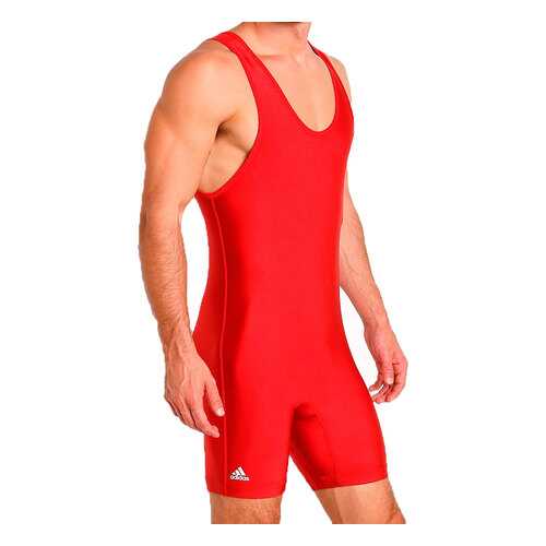 Трико борцовское Adidas детское Wrestling Solid Singlet красное YL 152 см в Сплав