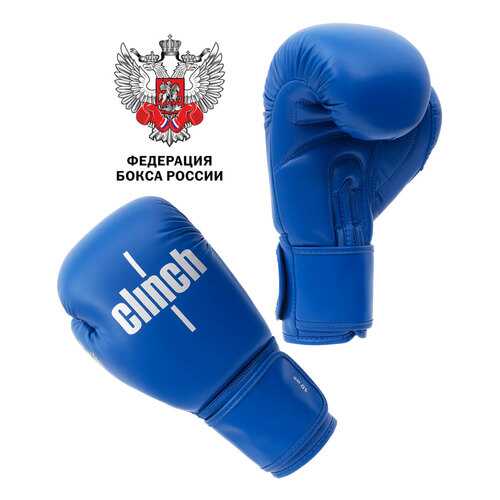Боксерские перчатки Clinch Olimp C111 синие 12 унций в Сплав
