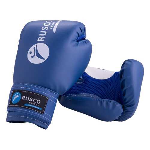 Боксерские перчатки Rusco Sport синие 10 унций в Сплав