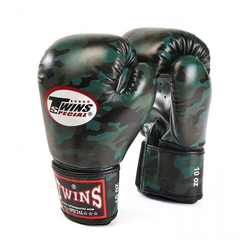 Боксерские перчатки Twins FBGVS3-ML FANCY BOXING GLOVES темно-зеленые в Сплав