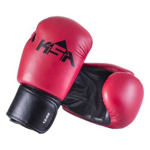 KSA Перчатки боксерские Spider Red, к/з, 12 oz в Сплав