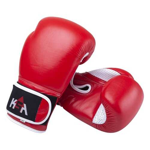KSA Перчатки боксерские Wolf Red, кожа, 8 oz в Сплав