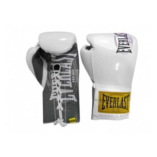 Перчатки боевые Everlast 1910 Classic белые 10 унций в Сплав