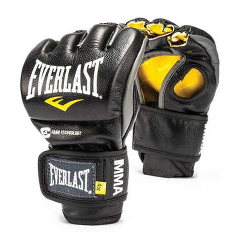 Перчатки боевые Everlast MMA Competition L/XL черные 4 унции в Сплав
