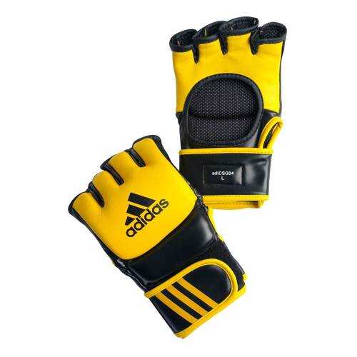 Перчатки для смешанных единоборств Adidas Ultimate Fight желто-черные M в Сплав