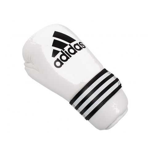 Перчатки полуконтакт Adidas Semi Contact Gloves XS белые 8 унций в Сплав