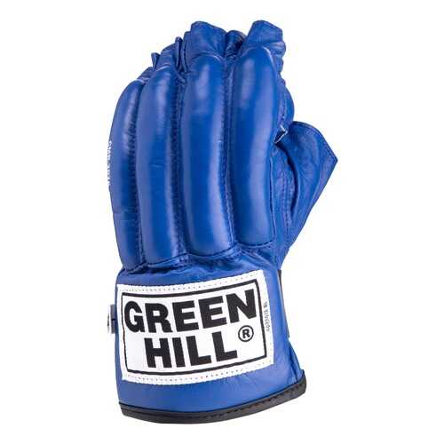 Перчатки снарядные Green Hill ROYAL CMR-2076, шингарды, кожа, синие (M) в Сплав