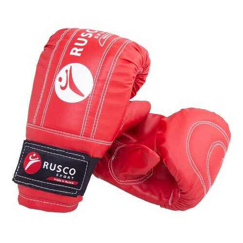 Перчатки снарядные Rusco Sport, кожзам, красно-сине-черный (L) в Сплав