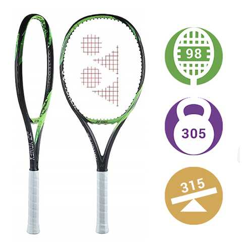 Ракетка для большого тенниса Yonex Ezone 98 393A зеленая/черная в Сплав