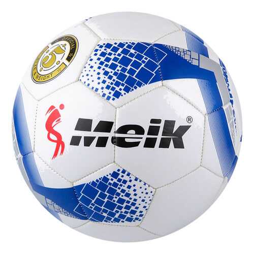 B31235 Мяч футбольный Meik-081-11 2-слоя, TPU+PVC 2.7, 400-410 гр., машинная сшивка в Сплав