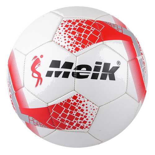 B31236 Мяч футбольный Meik-081-33 2-слоя, TPU+PVC 2.7, 400-410 гр., машинная сшивка в Сплав