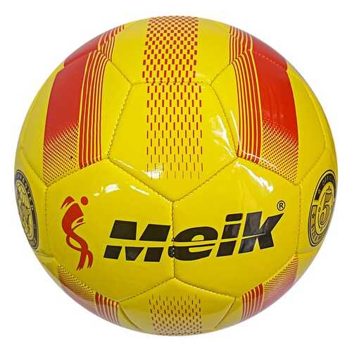 B31315-4 Мяч футбольный Meik-078 2-слоя, (желтый), TPU+PVC 2.7, 410-420 г в Сплав