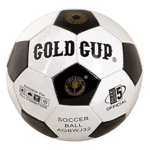 Футбольный мяч Gratwest Official Gold Cup Т18134 №5 white/black в Сплав