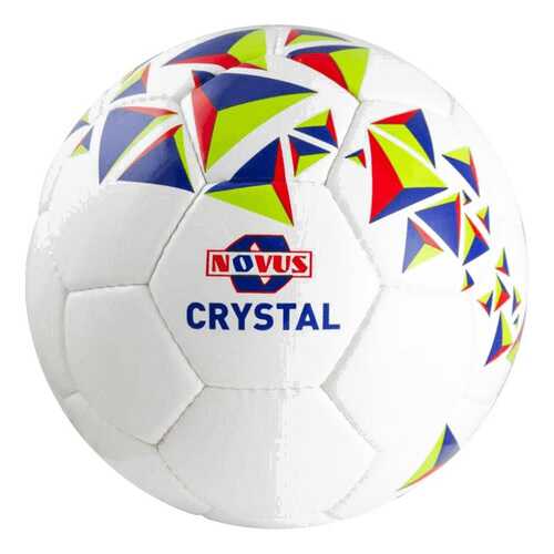 Футбольный мяч Novus Crystal №4 белый/красный/синий в Сплав