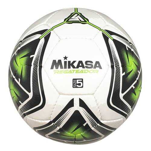 Мяч футбольный Mikasa Regateador5, 5, белый, тренировочный, ручная сшивка в Сплав