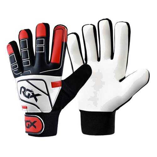 Вратарские перчатки RGX GFB04, white/black/red, S в Сплав
