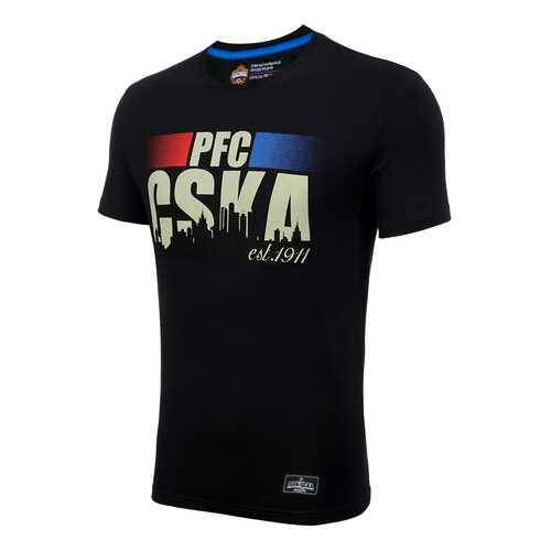 Футболка ПФК ЦСКА PFC CSKA est. 1911, черная, 140 см в Сплав