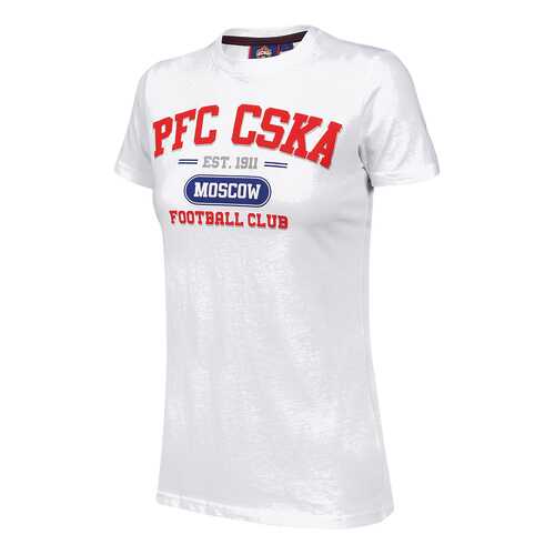 Футболка ПФК ЦСКА PFC CSKA Moscow, белая, XS в Сплав