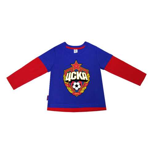 Лонгслив ПФК ЦСКА Эмблема, синий, 128 см в Сплав