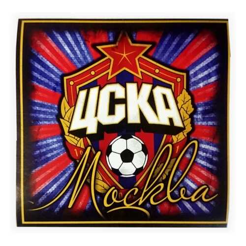 Наклейки ПФК ЦСКА Москва желтые/красные/синие в Сплав
