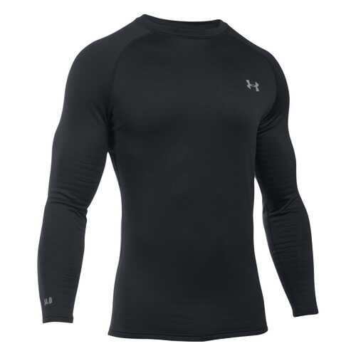 Лонгслив Under Armour Base 4.0 Crew LS, 001 черный, LG в Сплав