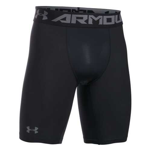 Спортивные шорты Under Armour HeatGear Armour Long 23cm Compression, 001 черные, SM в Сплав