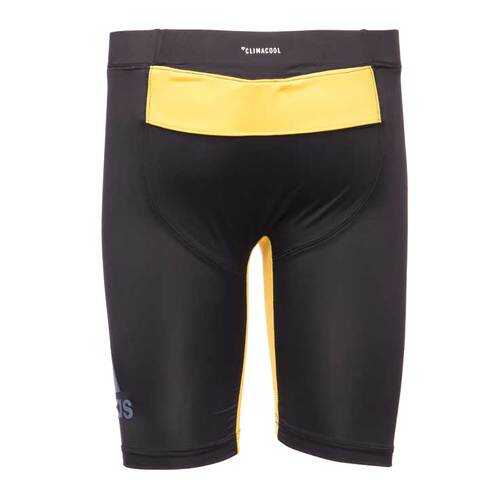 Шорты компрессионные Adidas Training Vale Tudo Short MMA черно-желтые S в Сплав