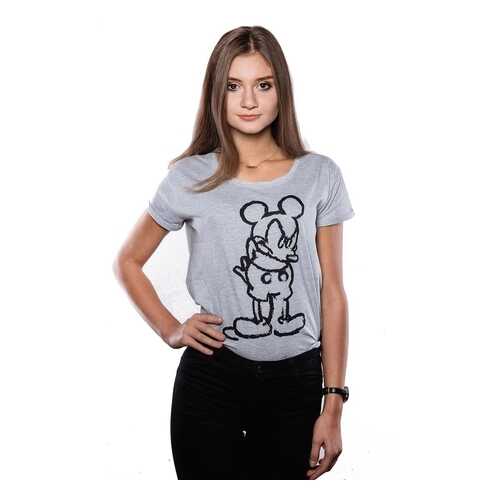 Футболка Good Loot Disney Angry Mickey, серый, L INT в Сплав