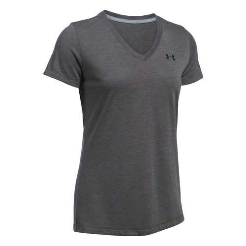 Футболка Under Armour Threadborne Train V-Neck SS, 090 серая, SM в Сплав