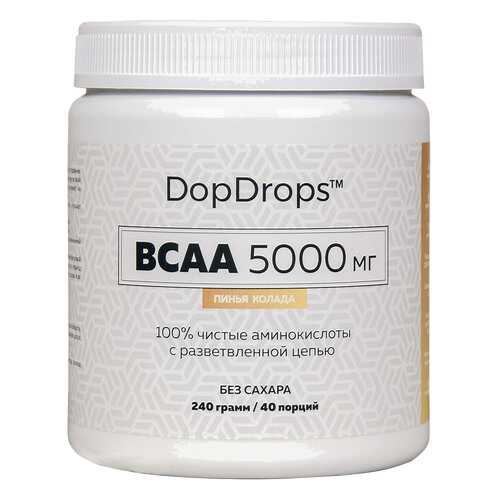 DopDrops BCAA 5000 240 г пина колада в Сплав