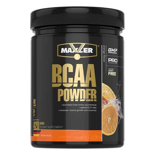 Maxler BCAA Powder 2:1:1 Sugar Free 420 г orange в Сплав