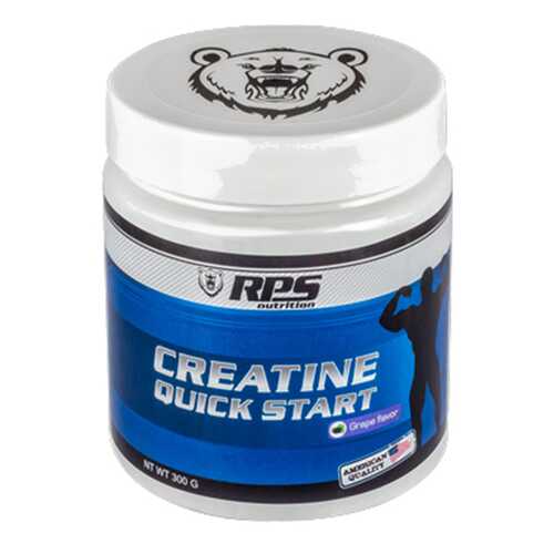 Креатин RPS Nutrition Creatine Quick Start (виноград), банка 300 г в Сплав