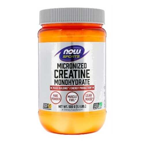 Now Creatine Monohydrate Micronized 500 г в Сплав