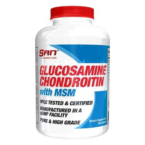 SAN Glucosamine Chondroitin MSM 180 tab (180 таблеток) в Сплав