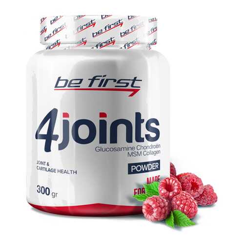 Средство для суставов и связок Be First 4joints в порошке 300 г, малина в Сплав