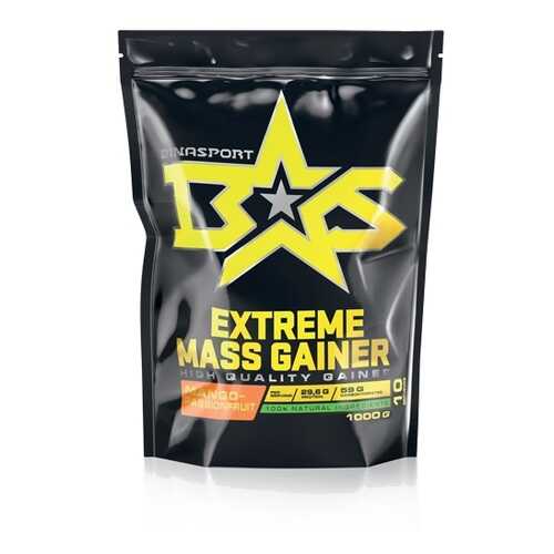 Гейнер Binasport Extreme Mass Gainer 1000 г Mango-Passionfruit в Сплав