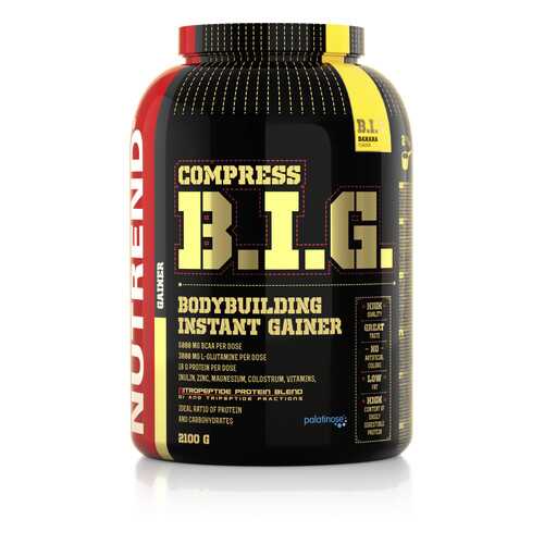 Гейнер NUTREND Compress B.I.G. (2.1 кг) банан в Сплав