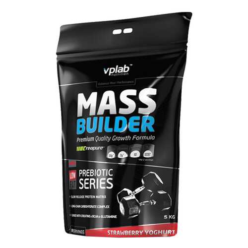 Гейнер VPLab Mass Builder 5000 г Strawberry Yoghurt в Сплав