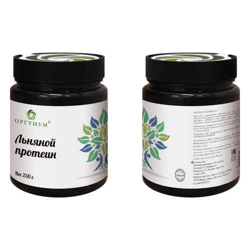 Протеин Оргтиум Льняной 250 г без вкуса в Сплав