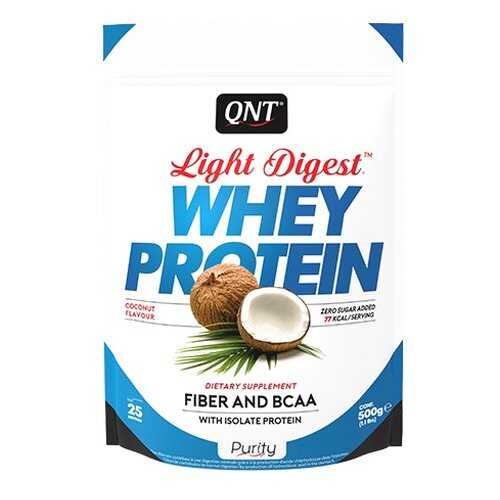Протеин QNT Whey Protein Light Digest 500 г Coconut в Сплав