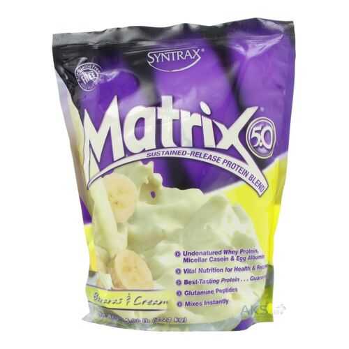 Протеин Syntrax Matrix 5.0 2270 г Bananas and Cream в Сплав