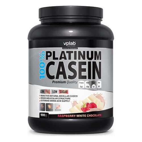 Протеин VPLab 100% Platinum Casein 908 г Raspberry-White Chocolate в Сплав