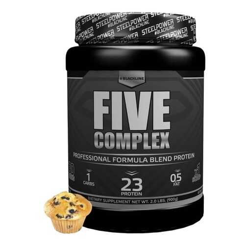 Пятикомпонентный протеин FIVE COMPLEX, вкус Черничный маффин, 900 гр, STEELPOWER в Сплав