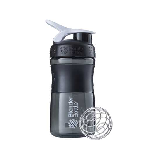 Шейкер BlenderBottle SportMixer 591 мл Black/White черный/белый в Сплав