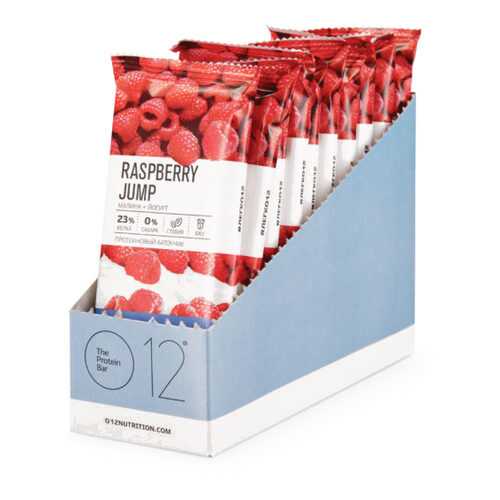 Вафли О12 The Protein Bar 12 50 г, 12 шт., малина + йогурт в Сплав