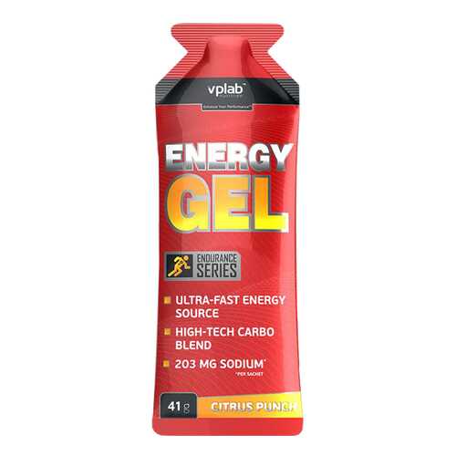 Энергетический напиток VPLab Energy Gel 41 г цитрус в Сплав