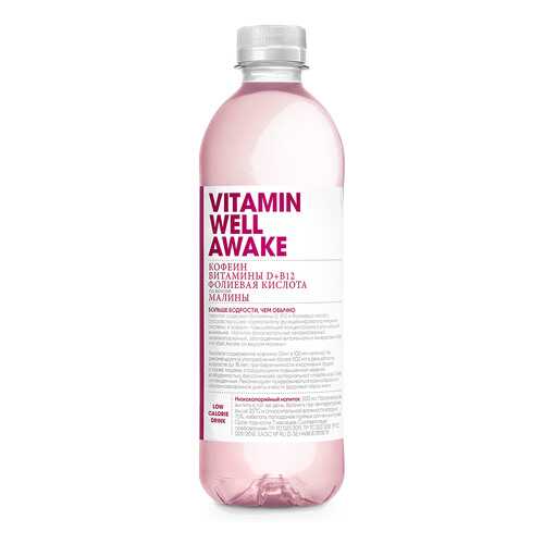 Vitamin Well Напиток Vitamin Well Awake, 500 мл, вкус: малина в Сплав